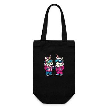 Ski d’équipe Licorne - Sac à bouteille - noir - Devant