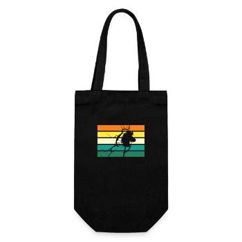 Steckenpferd Hobby Horsing - Geschenkbeutel für Flaschen - Schwarz - Vorne