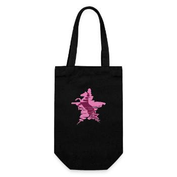 Star Horse - Geschenkbeutel für Flaschen - Schwarz - Vorne