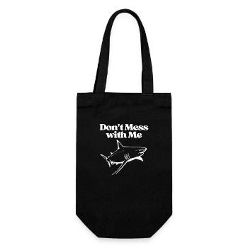 Don’t Mess with Me - Gift Bag for Bottles - black - Front