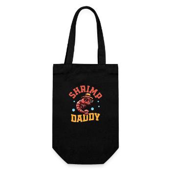 Shrimp Daddy Seafood Shrimp Lover - Gift Bag for Bottles - black - Front