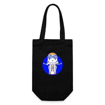 Bird Motorcycle Riding Biker Motorcyclist Hobby - Gift Bag for Bottles - black - Front