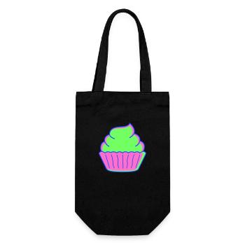 cupcake - Gift Bag for Bottles - black - Front