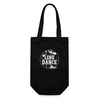 Line Dance Group Training My Dance Sport - Gift Bag for Bottles - black - Front