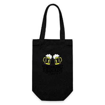Drinking Squad Beer - Gift Bag for Bottles - black - Front