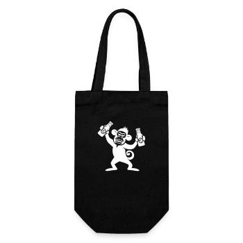 Bière Monkey Party - Sac à bouteille - noir - Devant