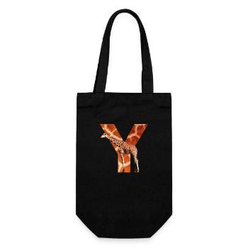 giraffe y - Gift Bag for Bottles - black - Front