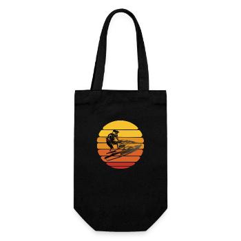 Jet Ski Design TShirt - Gift Bag for Bottles - black - Front
