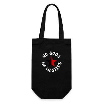 No Gods No Masters - Gift Bag for Bottles - black - Front
