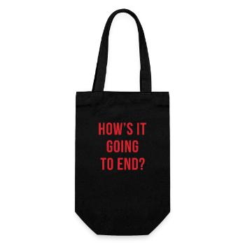 How's It Going To End - Gift Bag for Bottles - black - Front