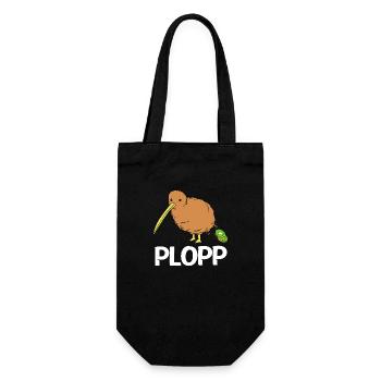 kiwi-oiseau kiwi - Sac à bouteille - noir - Devant