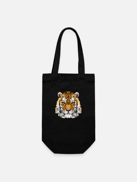 Tiger - Gift Bag for Bottles - black