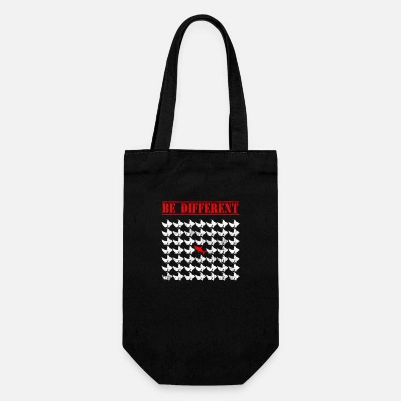Soyez différent / Sei anders TShirt - Sac à bouteille - noir