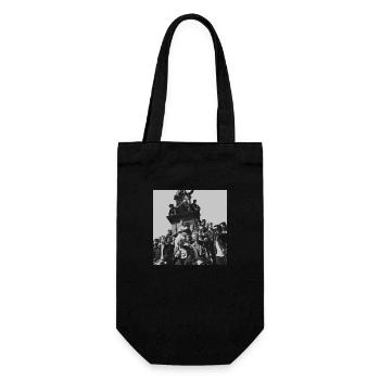 Punkrock - Geschenkbeutel für Flaschen - Schwarz - Vorne