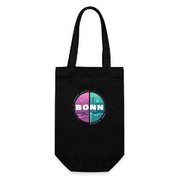 Bonn Deutschland Stadt Skyline Heimat Liebe - Geschenkbeutel für Flaschen - Schwarz - Vorne