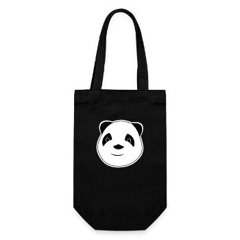 Bommel l’ours panda - Sac à bouteille - noir - Devant