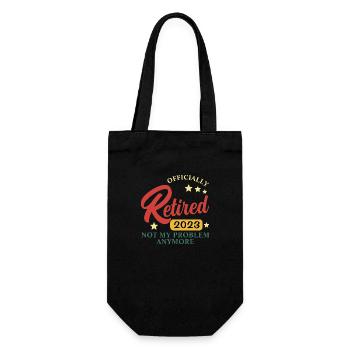 Retraité 2023 Pas mon problème - Sac à bouteille - noir - Devant