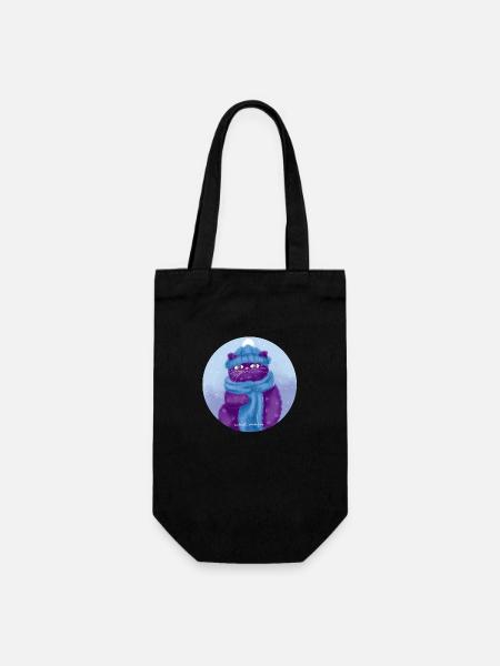 Bonnet de chat - Sac à bouteille - noir