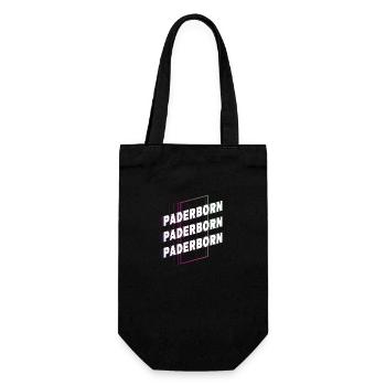 Paderborn Allemagne City Font Skyline Accueil - Sac à bouteille - noir - Devant