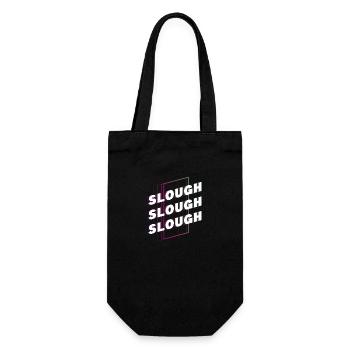 Slough England UK City Font Skyline Home - Gift Bag for Bottles - black - Front