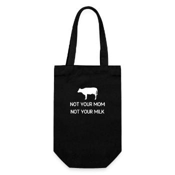 Not your Mom Not your Milk - Gift Bag for Bottles - black - Front