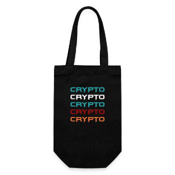 Bitcoin Trading Crypto Aktien - Geschenkbeutel für Flaschen - Schwarz - Vorne