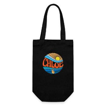 Chloe Shirt Vintage Sunset Chloe Groovy Tie Dye - Gift Bag for Bottles - black - Front