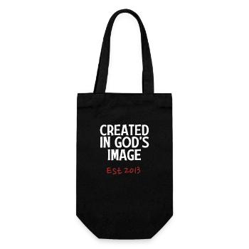 Créé à l’image de Dieu Est 2013 - Sac à bouteille - noir - Devant