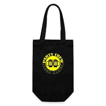 Party Crew - Gift Bag for Bottles - black - Front
