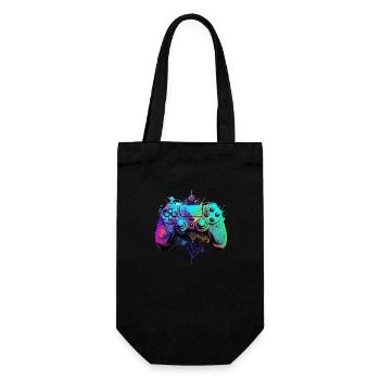 Neon Gaming Controller / Kontroller - Geschenkbeutel für Flaschen - Schwarz - Vorne