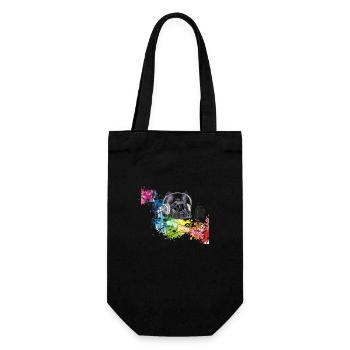 SingSang Family by Joli Official - Geschenkbeutel für Flaschen - Schwarz - Vorne