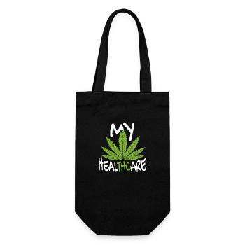 My medicine - Gift Bag for Bottles - black - Front