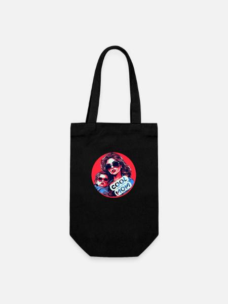 Maman cool - Sac à bouteille - noir