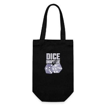 dice dont lie - Gift Bag for Bottles - black - Front