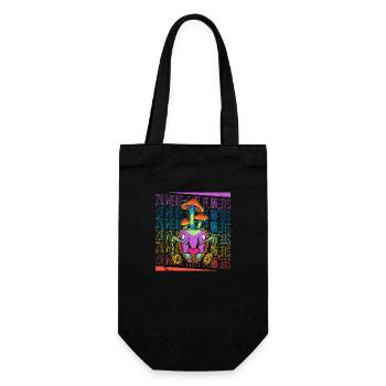 Mushrooms Mycology Ant Zombie Biology Student - Gift Bag for Bottles - black - Front