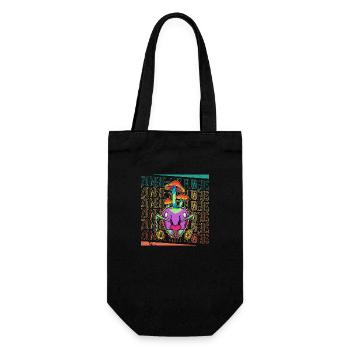 Mushrooms Mycology Ant Zombie Biology Student - Gift Bag for Bottles - black - Front
