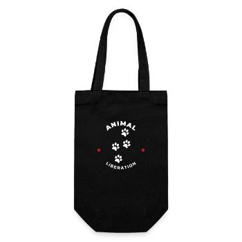 Animal Liberation - Geschenkbeutel für Flaschen - Schwarz - Vorne