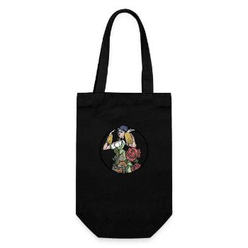 Beer Garden // Oldschool // Illustration - Sac à bouteille - noir - Devant