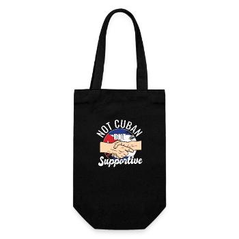 Pas cubain mais un voyageur de pays solidaire Cuba - Sac à bouteille - noir - Devant