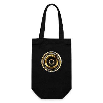 Quantenbogen-Reaktor - Geschenkbeutel für Flaschen - Schwarz - Vorne