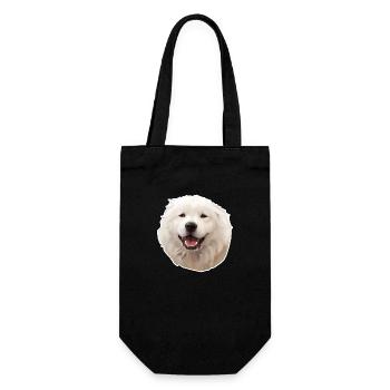 Hirte der Maremma und der Abruzzen - Geschenkbeutel für Flaschen - Schwarz - Vorne
