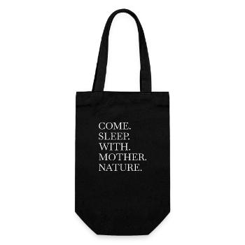 boy scouts present hiking animals fun bday sayings - Geschenkbeutel für Flaschen - Schwarz - Vorne