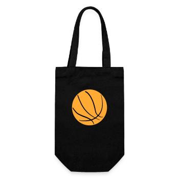 Basketball 26 - Geschenkbeutel für Flaschen - Schwarz - Vorne
