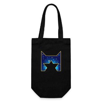 Star Clan Starclan Warrior Cats Cats Warriors - Gift Bag for Bottles - black - Front