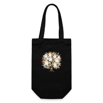 Boho Ghost Tree T-Shirt - Gift Bag for Bottles - black - Front