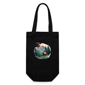 Aigle tyrolien avec cerf Design Village Costume traditionnel pour enfants - Sac à bouteille - noir - Devant