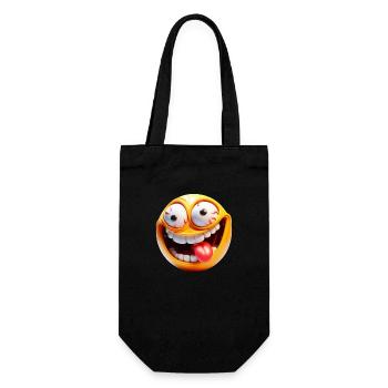 Mentally Unbalanced grimace XXIV - Geschenkbeutel für Flaschen - Schwarz - Vorne