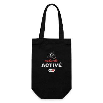 Mode Vélo activé - Idée cadeau - Sac à bouteille - noir - Devant
