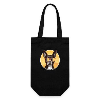 Terrier de Boston 2 - Sac à bouteille - noir - Devant
