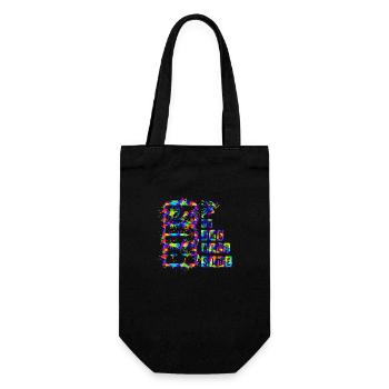 Run Run Exercise Race Strong Man Woman Sprint - Gift Bag for Bottles - black - Front